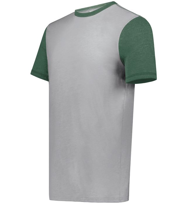 Grey Htr/Dk Green Htr Youth Gameday Vintage Ringer Tee 6877