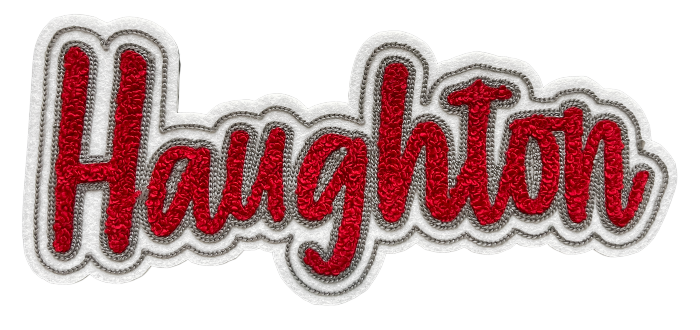 10" Haughton Chenille Patch 2