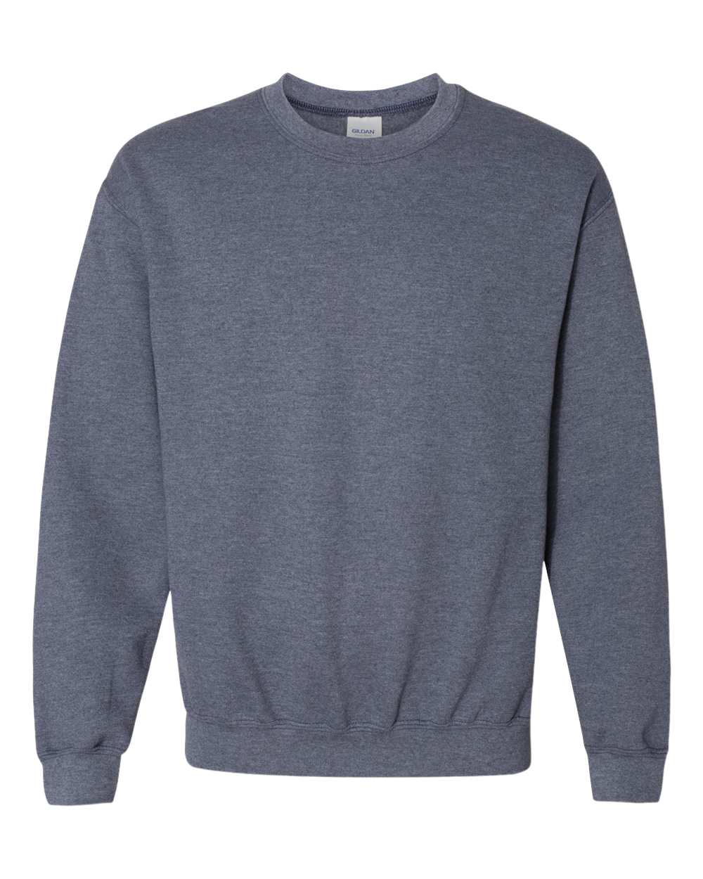 Htr Dark Navy Gildan HB Crewneck 18000