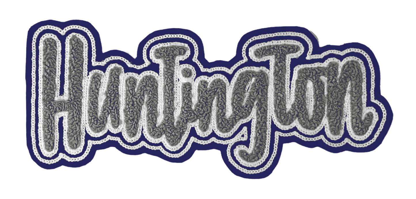 10" Huntington Chenille Patch