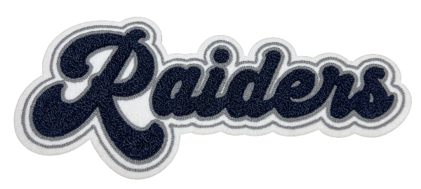 12" Huntington Raiders Chenille Patch