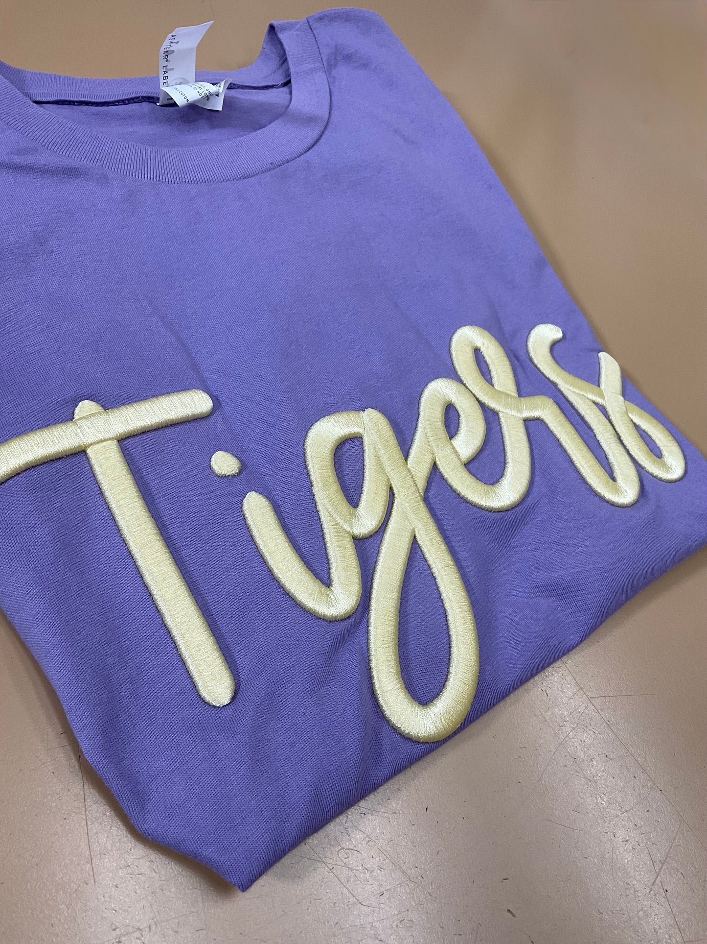 Tigers Embroidered Puff LAT Shirt