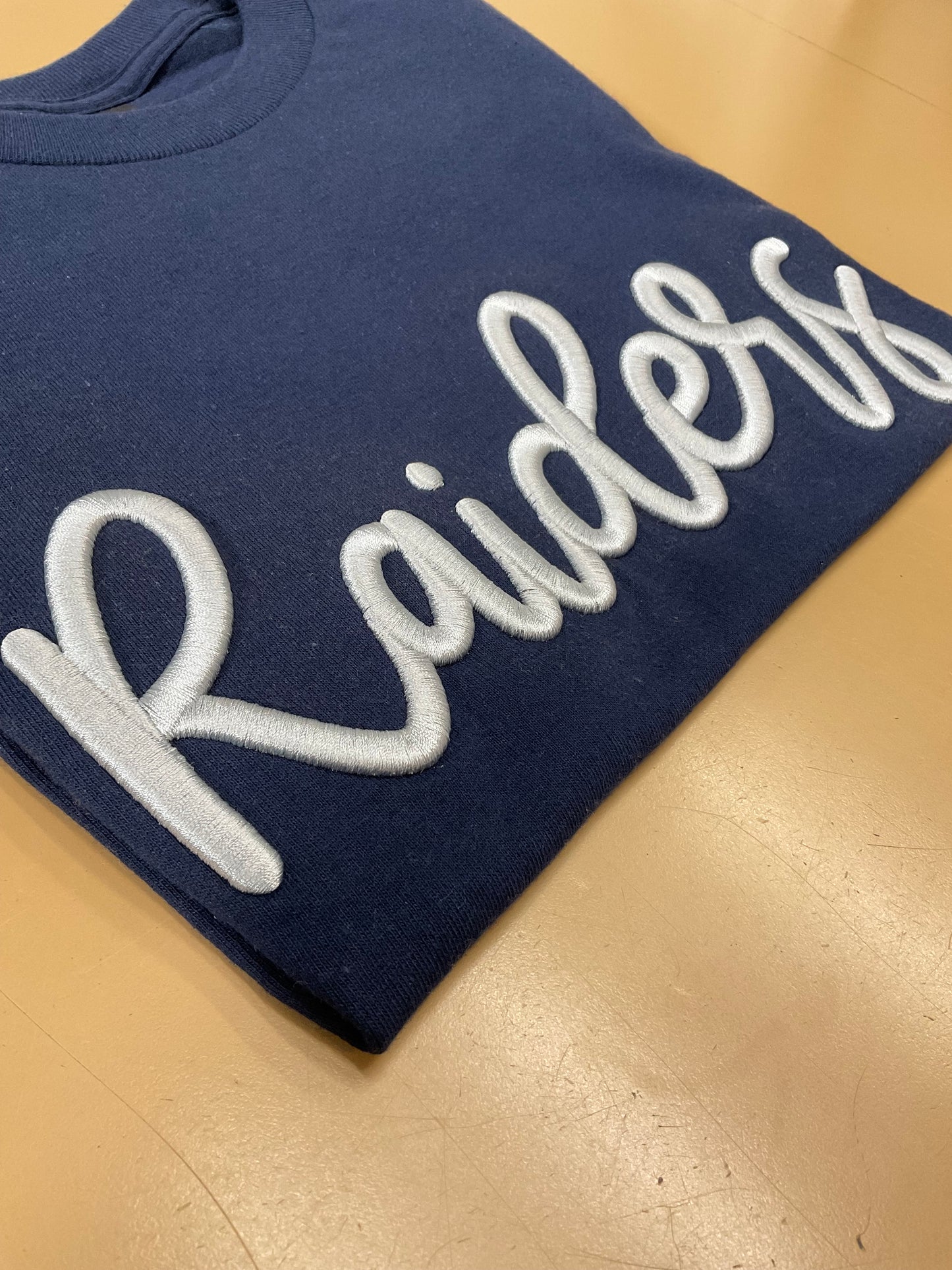 Raiders Embroidered Puff Gildan Long Sleeve