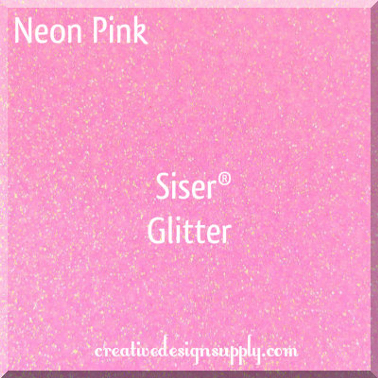 20” Neon Pink Glitter