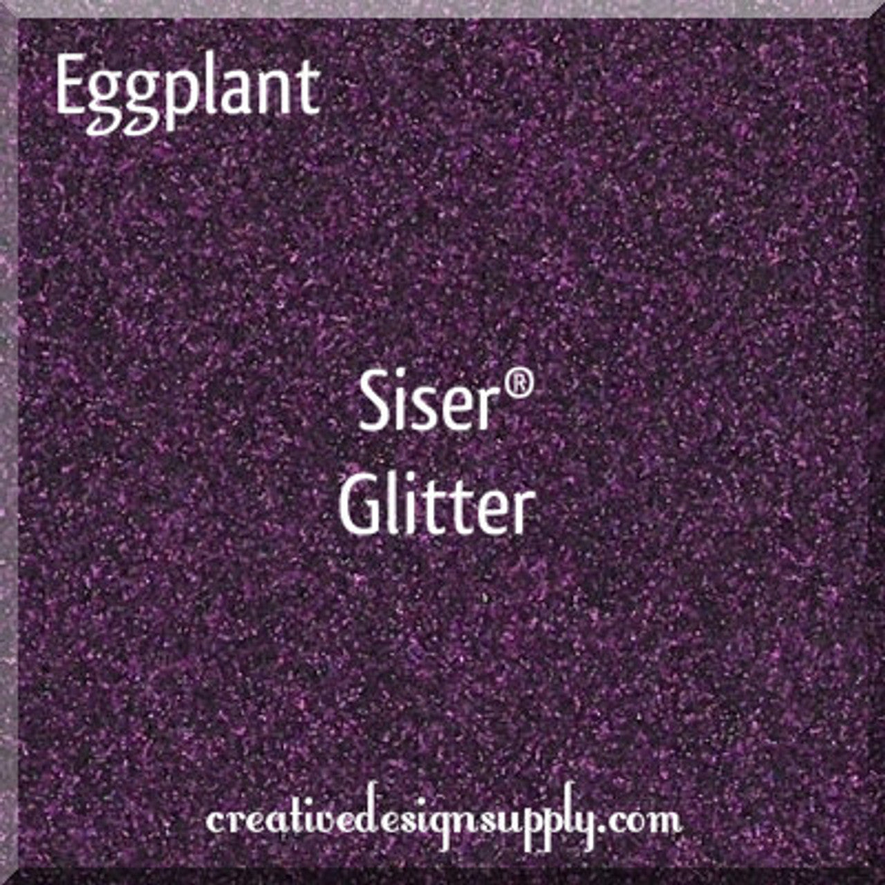 12” Eggplant Glitter