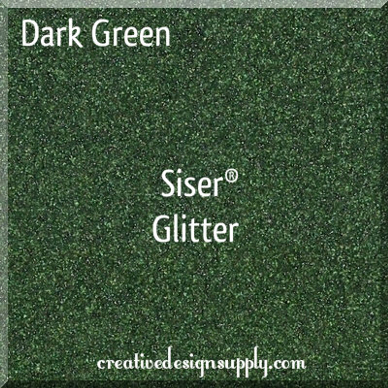 20” Dark Green Glitter
