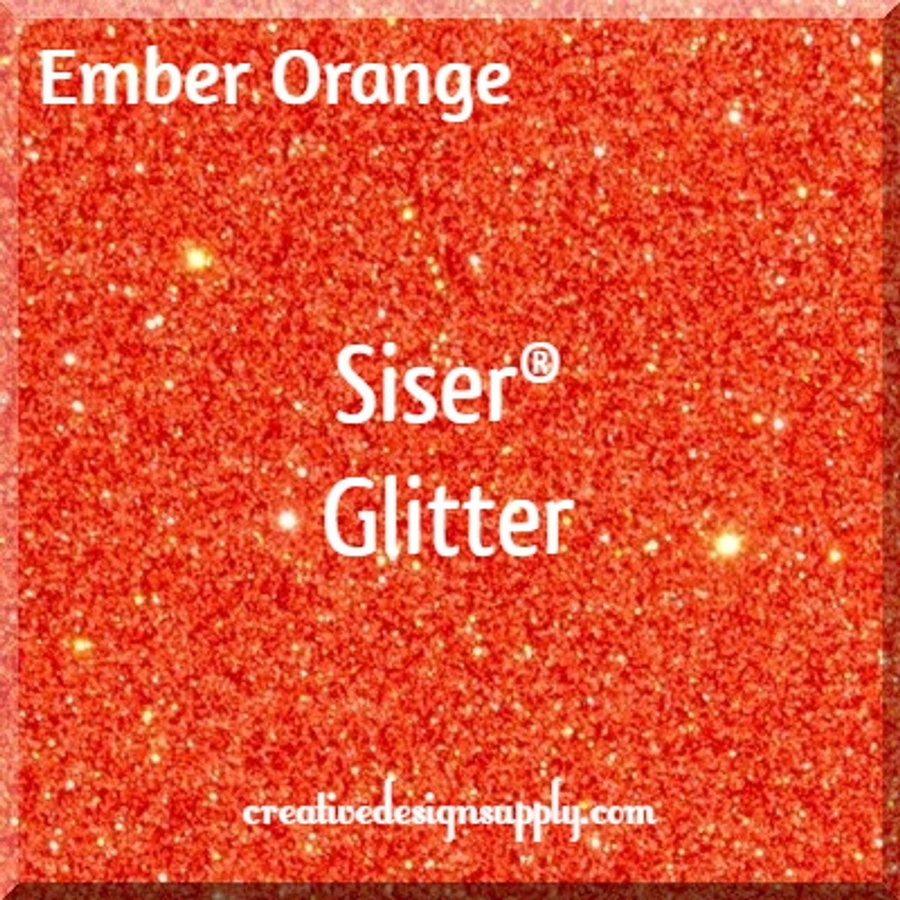 20” Ember Orange Glitter