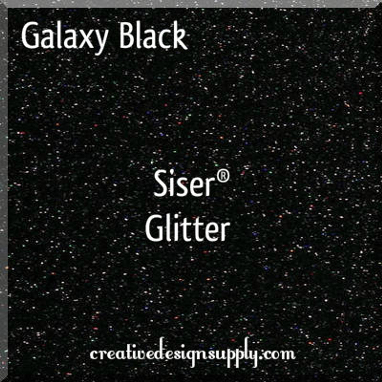 20” Galaxy Black Glitter