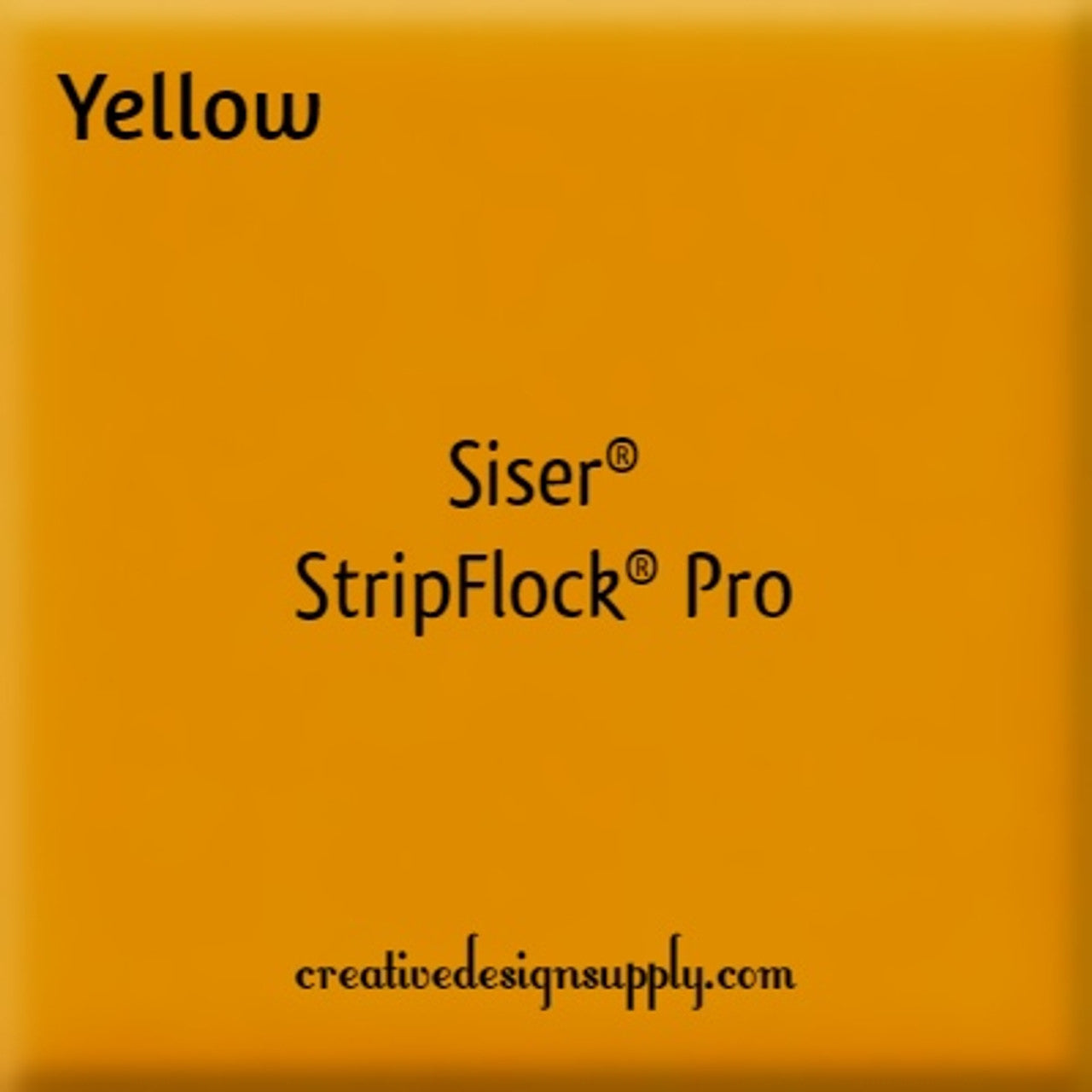 12” Yellow StripFlock Pro
