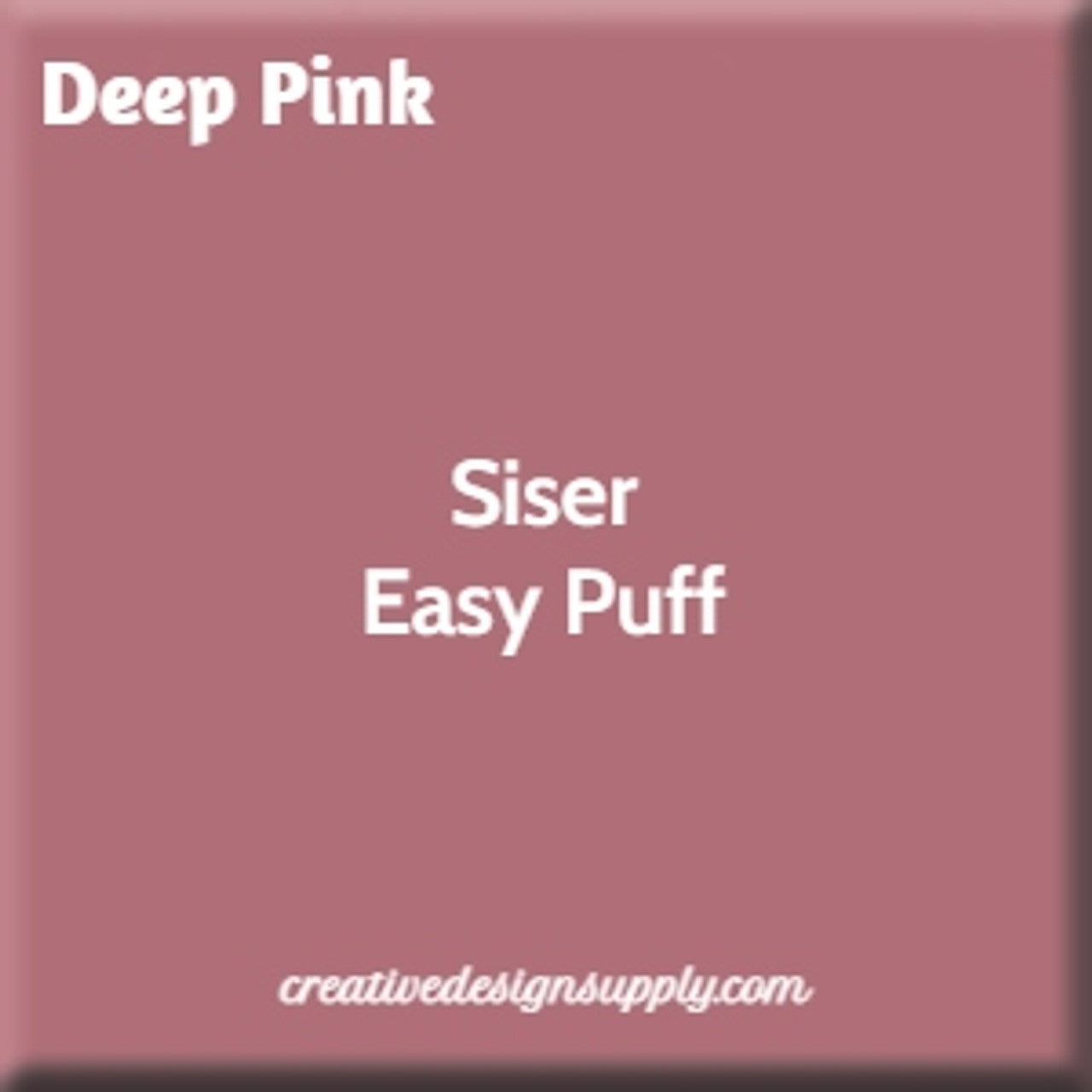 12” Deep Pink Easy Puff