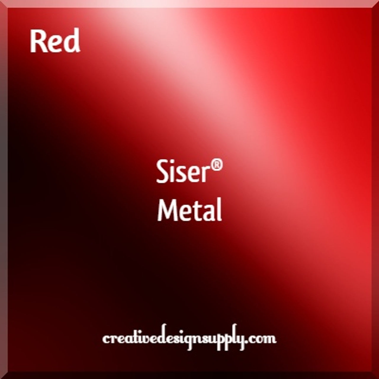 20” Red Siser Metal