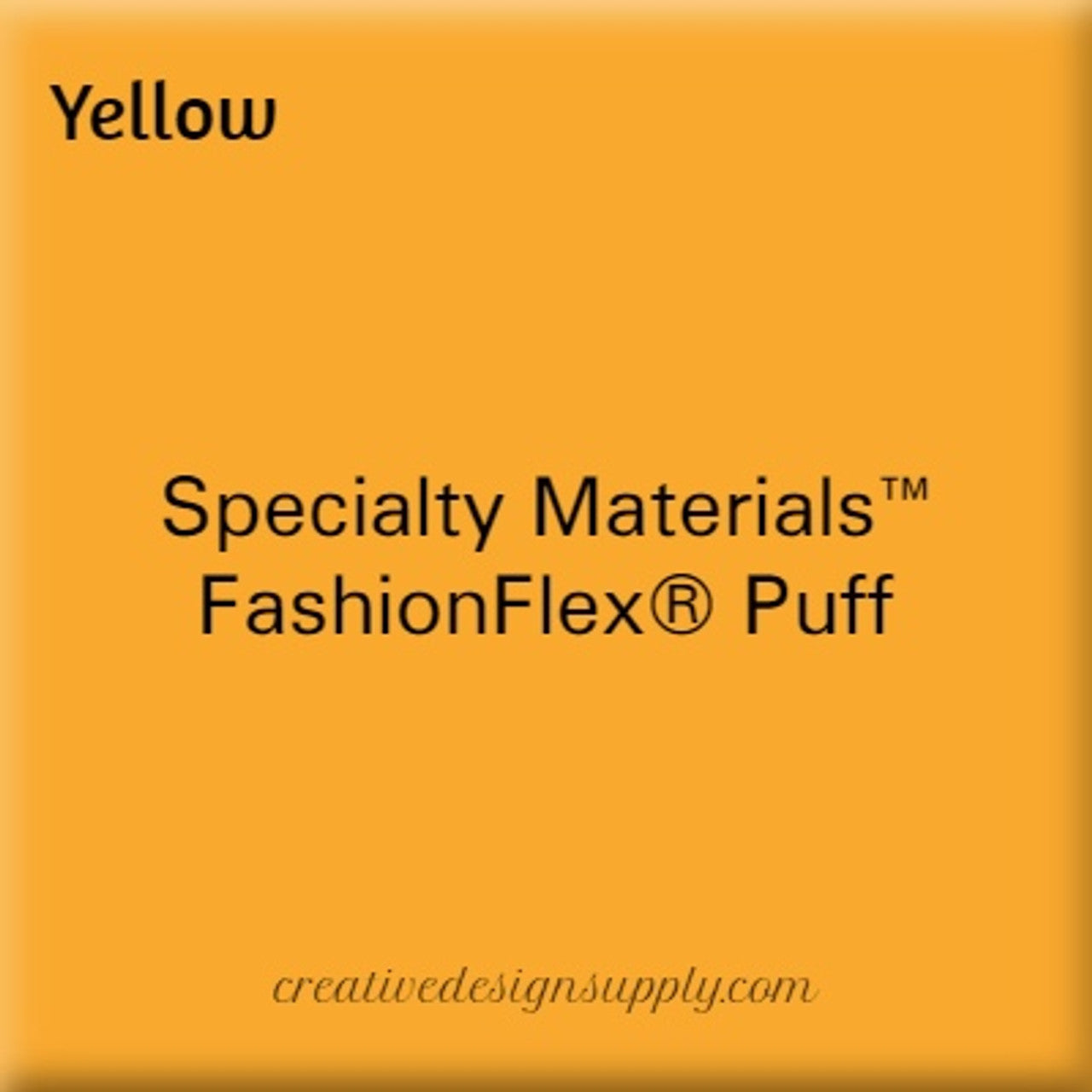 20” Yellow FashionFlex Puff