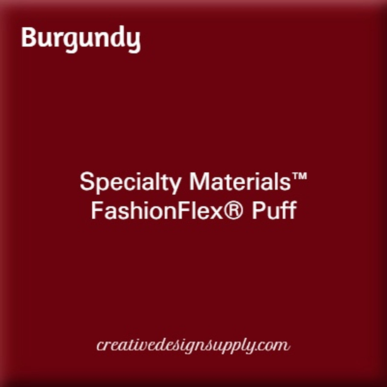 20” Burgundy FashionFlex Puff