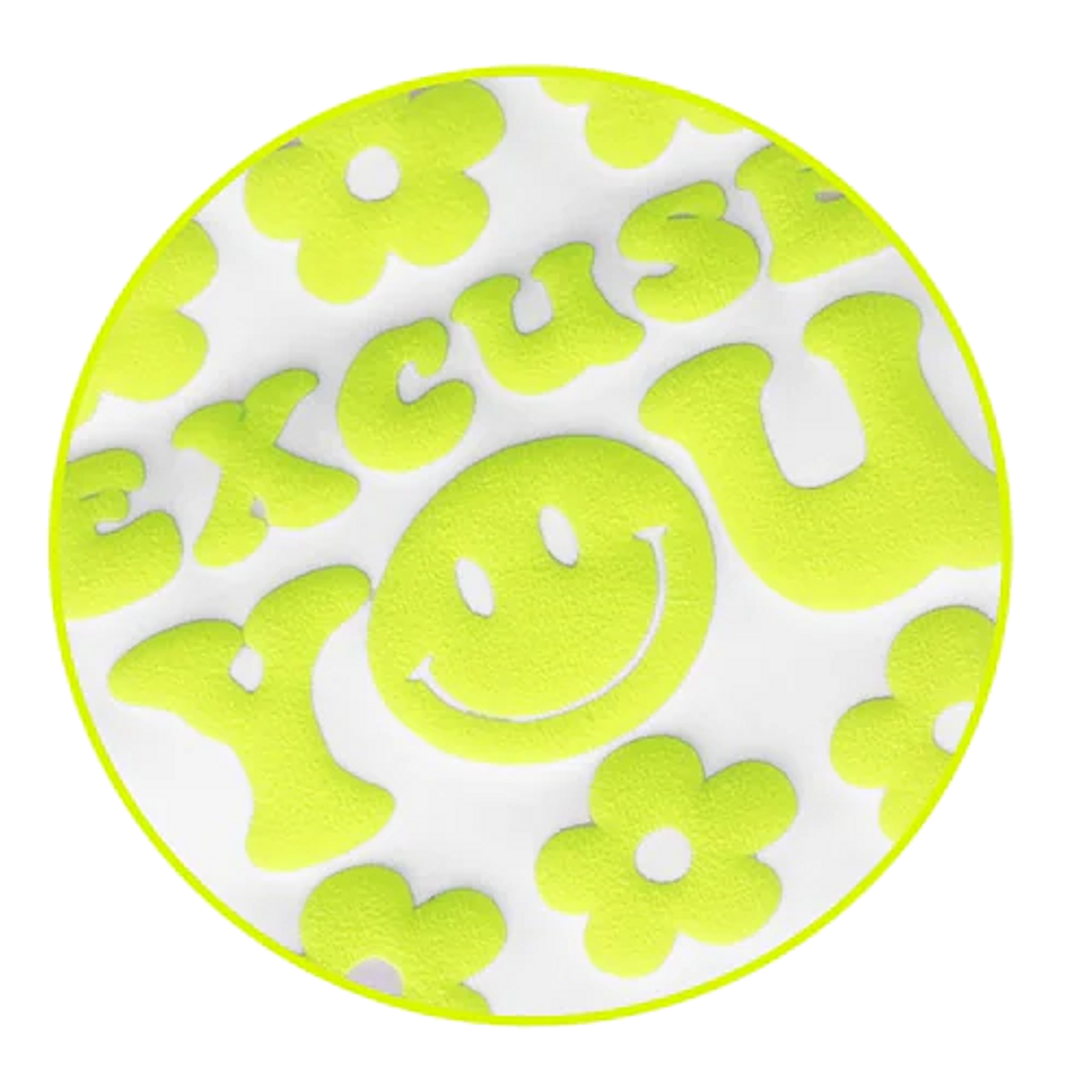 5ft Neon Yellow Puff