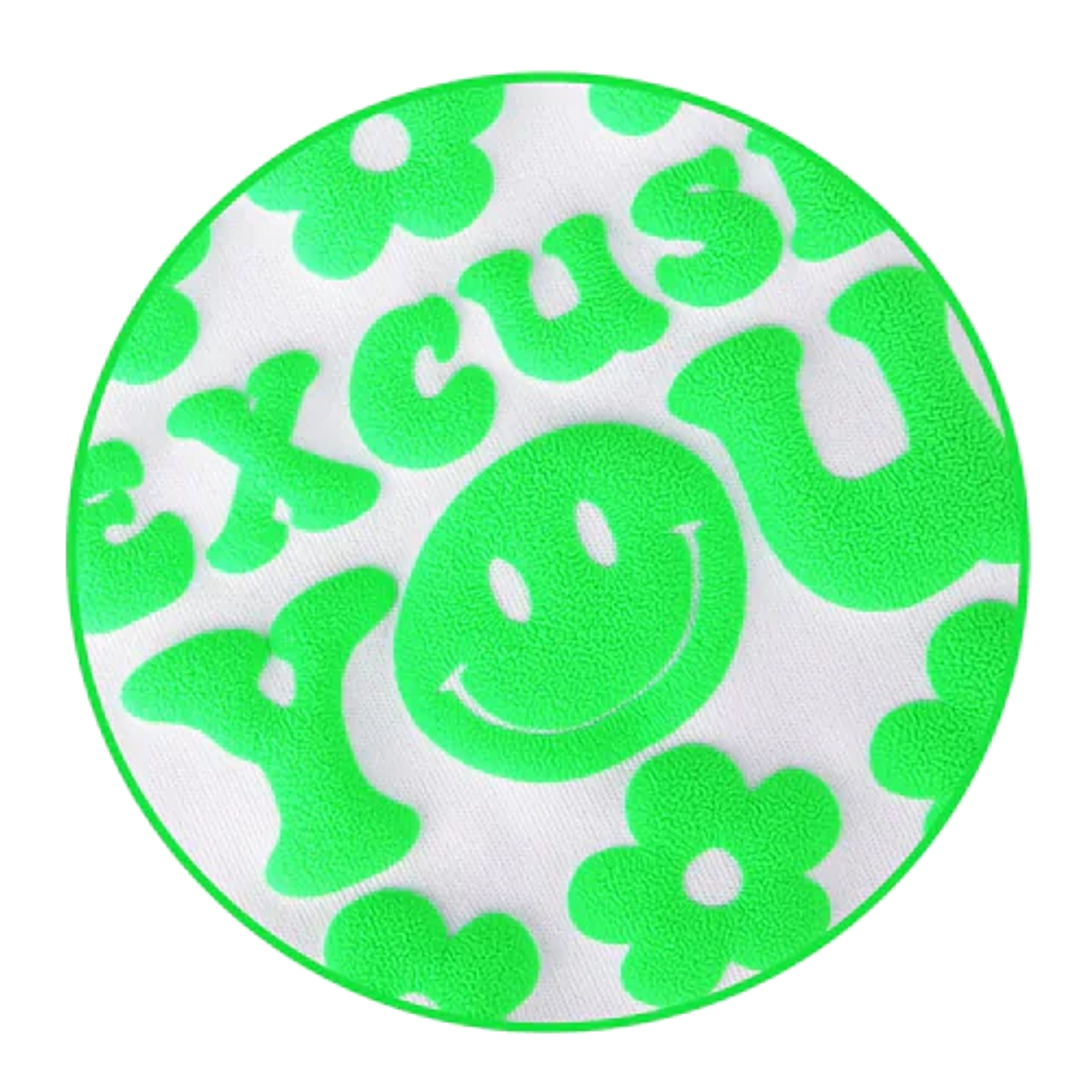 5ft Neon Green Puff