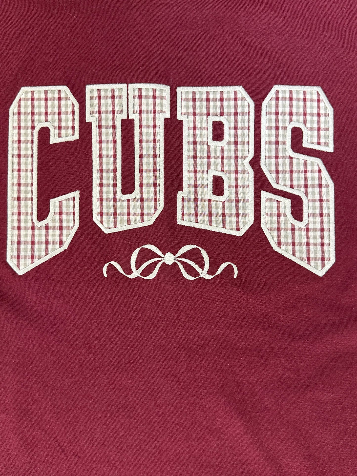 Kingston Cubs w/Bow on Gildan Tee
