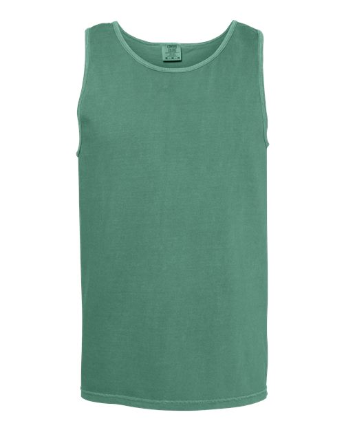 Lt Green CC Garment Dyed Tank 9360