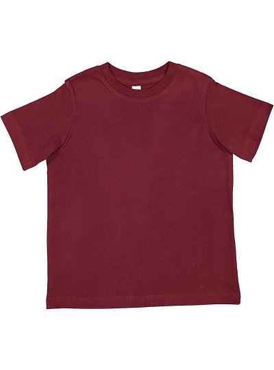 Maroon RS Toddler Fine Jersey Tee 3321