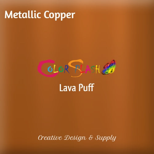 Metallic Copper CS Lava Puff HTV