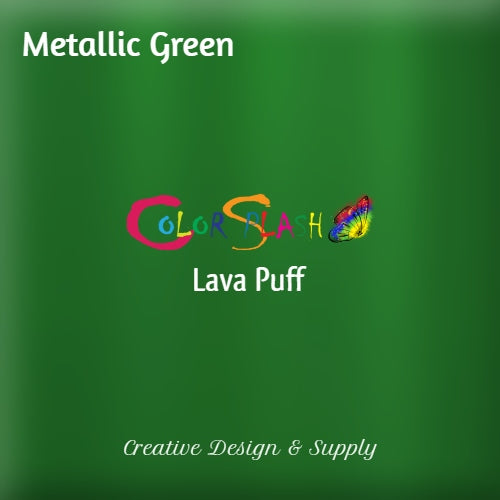Metallic Green CS Lava Puff HTV