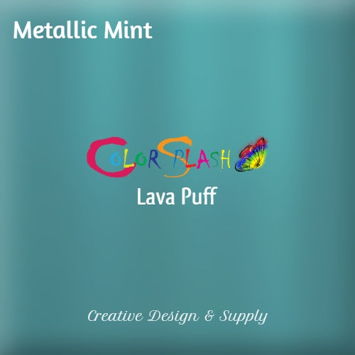 Metallic Mint CS Lava Puff HTV