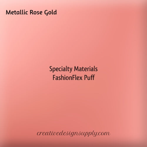 20” Metallic Rose Gold FashionFlex Puff