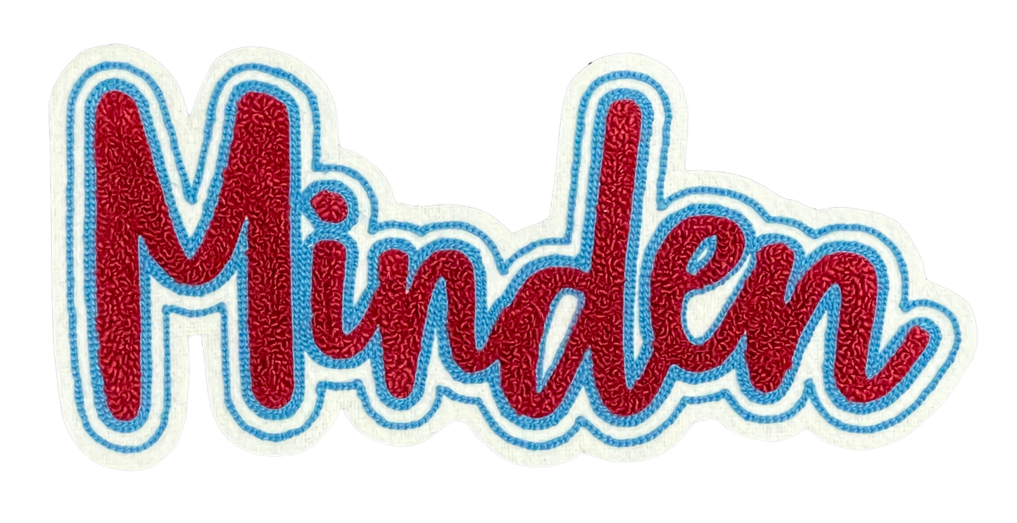 10" Minden Chenille Patch