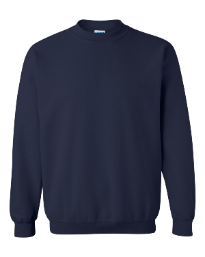 Navy Gildan HB Crewneck 18000