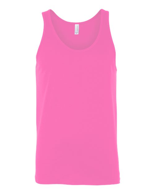 Neon Pink BC Jersey Tank 3480CVC