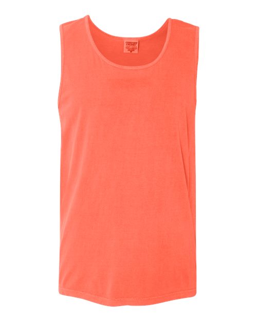 Neon Red OR CC Garment Dyed Tank 9360