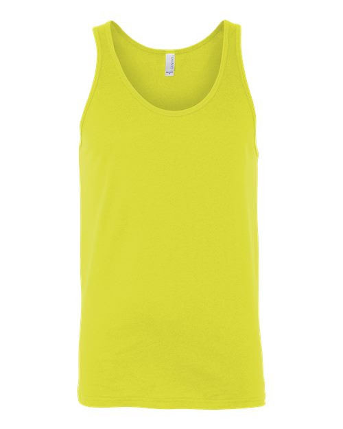 Neon Yellow BC Jersey Tank 3480CVC