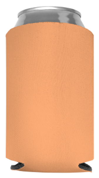 Peach Neoprene Can Cooler