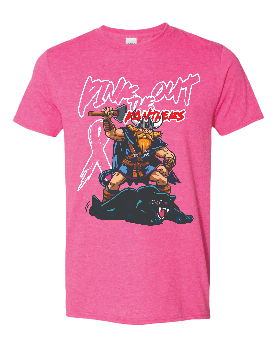 AVB Pink Out Panthers Htr Heliconia