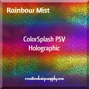 Rainbow Mist ColorSplash PSV 12" Holographic