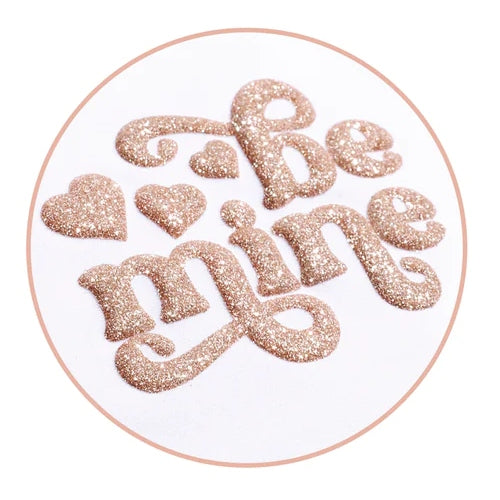 20”X12” Rose Gold Glitter Puff HTV