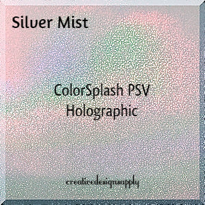 Silver Mist ColorSplash PSV 12" Holographic