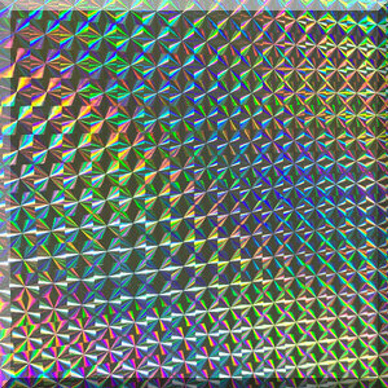 Silver Square ColorSplash 20" Hologram