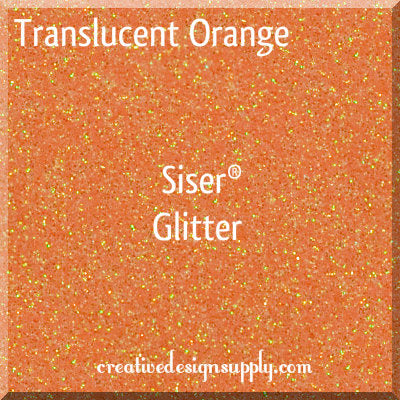 20” Trans Orange Glitter