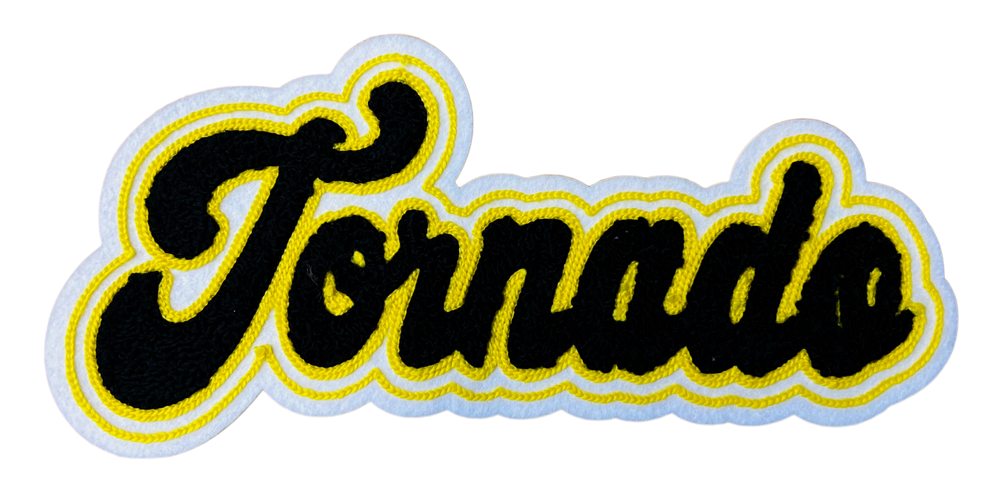 Tornado Chenille Patch