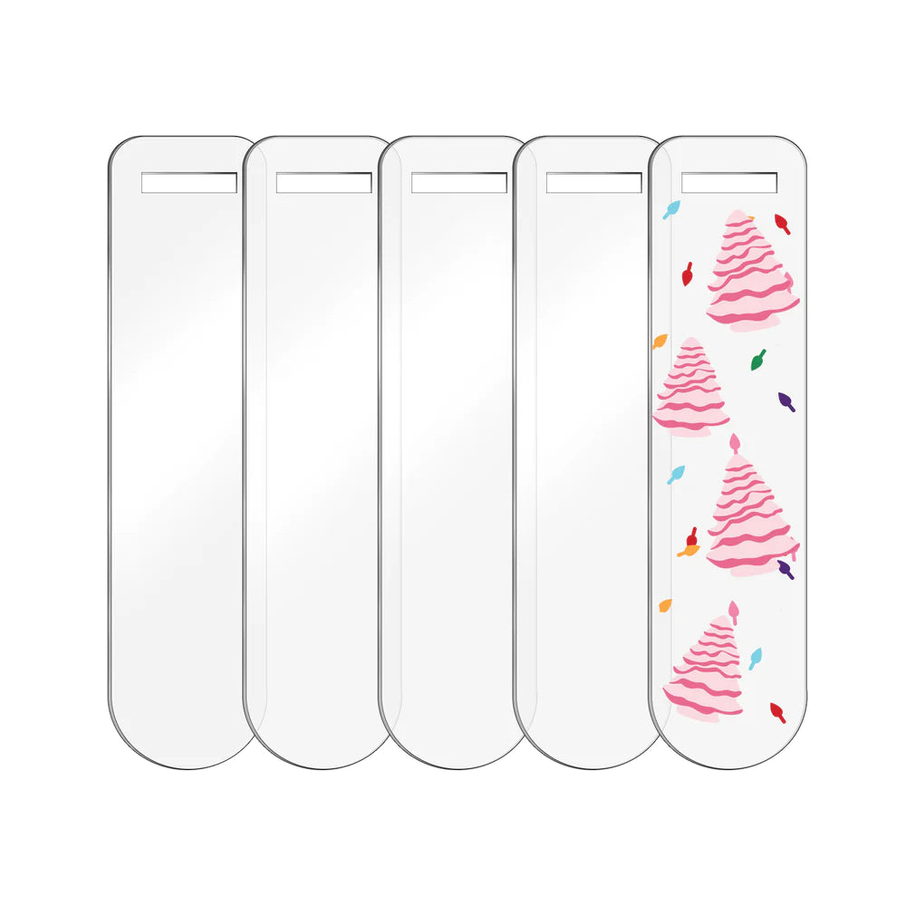 One Transparent TeckWrap Acrylic Bookmark