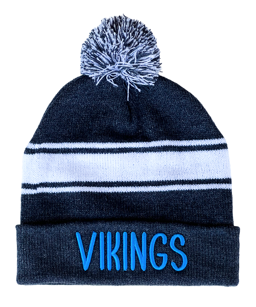 AVB Vikings Charcoal/Blue Beanie