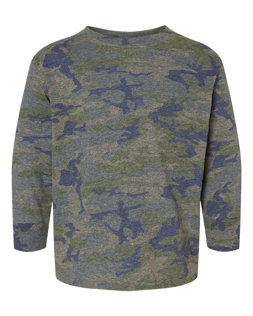 Vintage Camo Toddler Fine Jersey Long Sleeve Tee - 3302