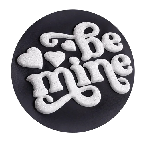 20”X12” White Glitter Puff HTV