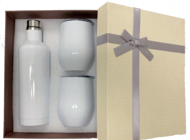 17oz Stainless Steel Sublimation Wine Set