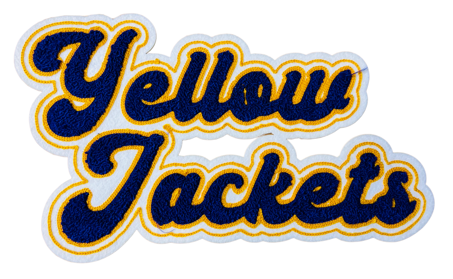 Yellow Jackets Chenille Patch