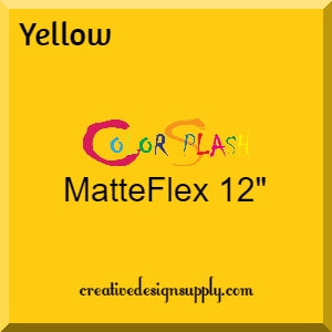 Yellow ColorSplash 12" MatteFlex HTV