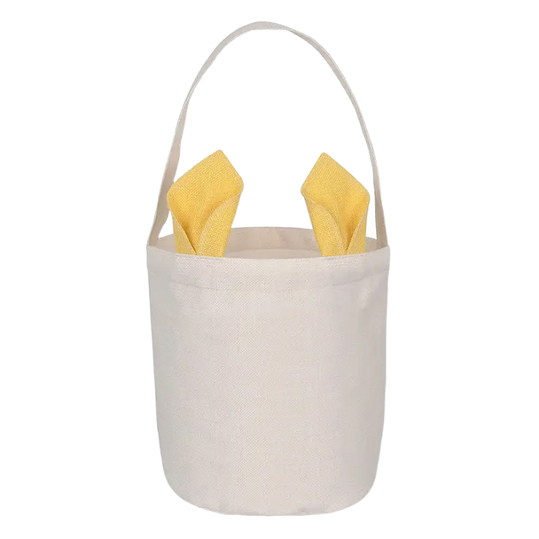 Yellow Linen Bunny Bag