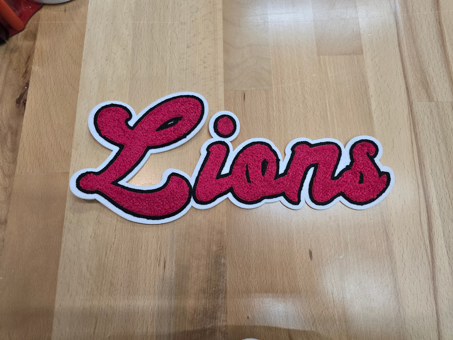 12" Plain Dealing Lions Chenille Patch