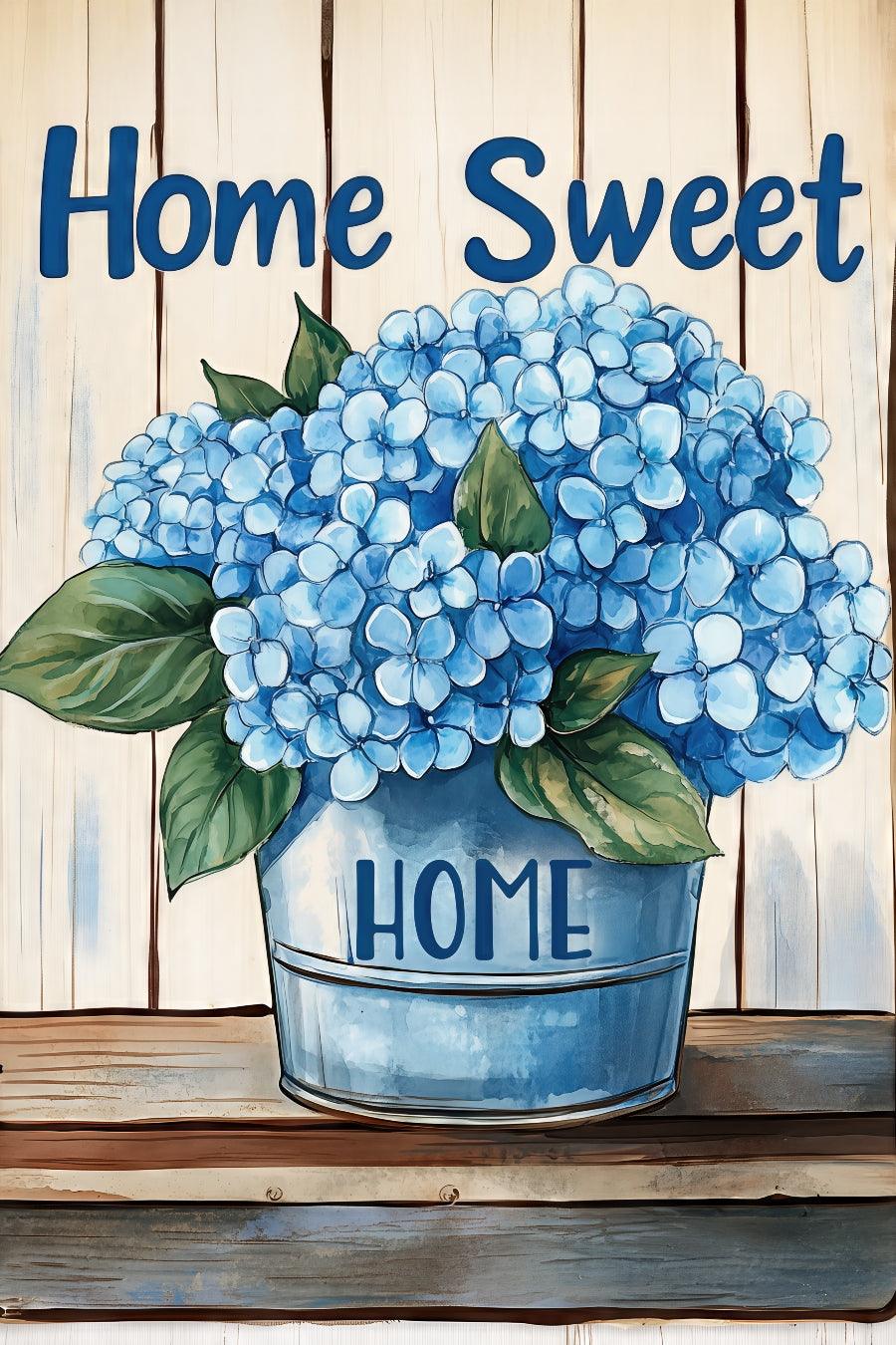 2544 Printed Summer Garden Flag