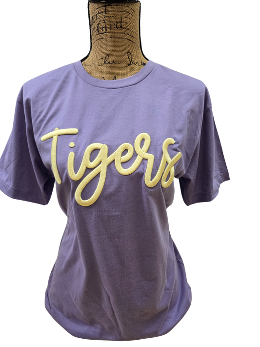 Tigers Embroidered Puff LAT Shirt